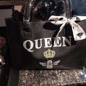 LATC Queen Bee Vegan leather tote
